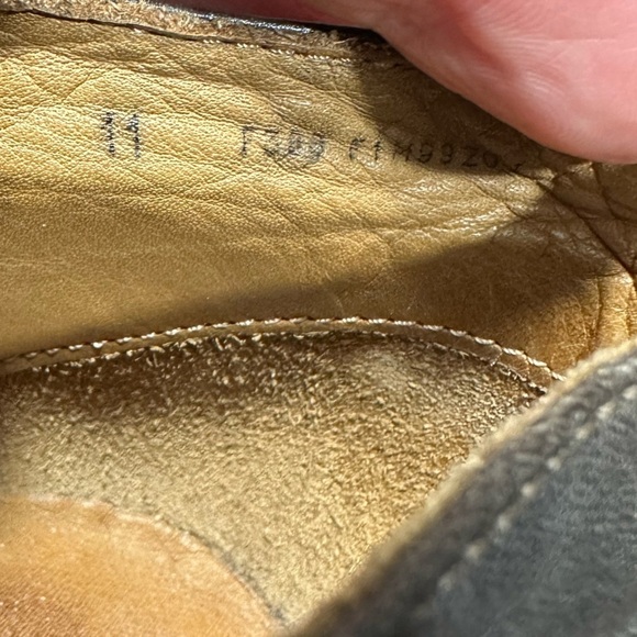 John Varvatos Leather Slip On Loafers Brown main image 5